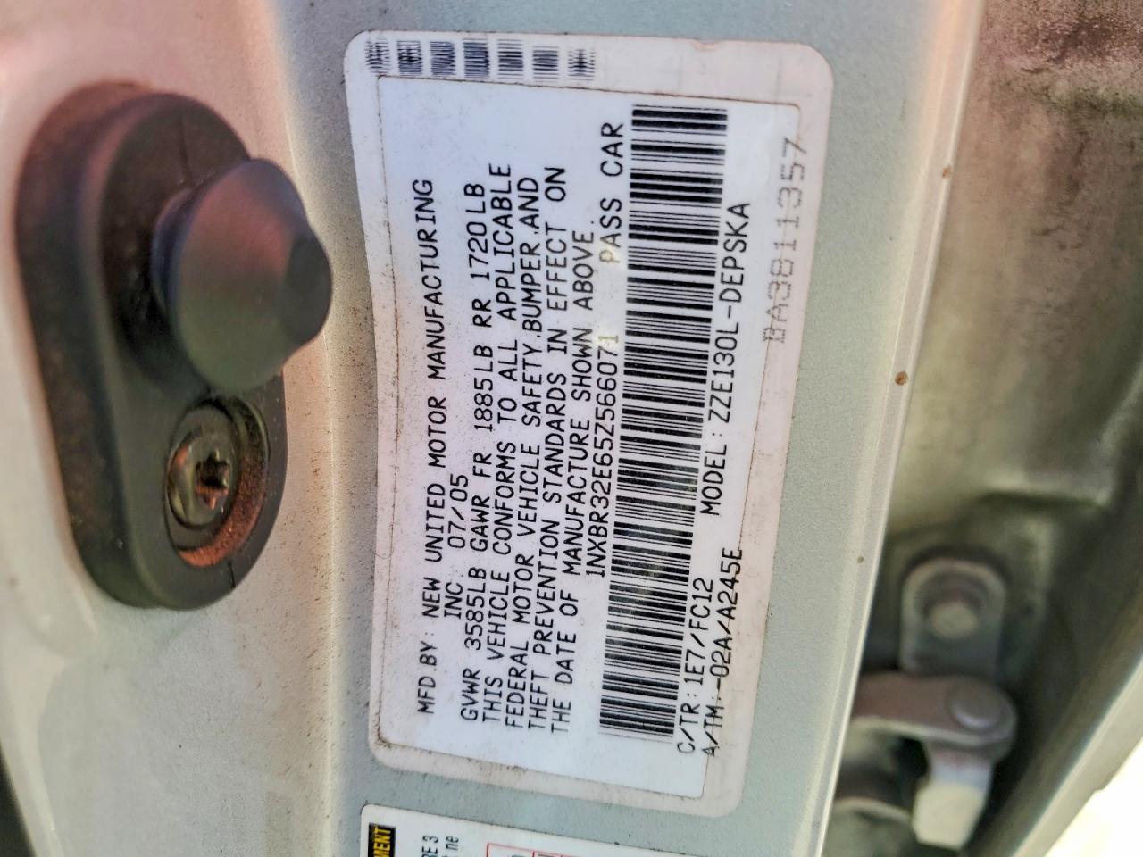 2005 Toyota Corolla s