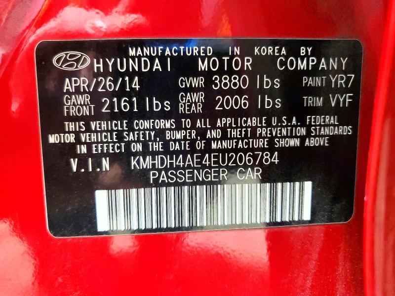 2014 Hyundai Elantra se