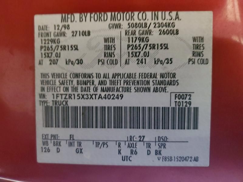 1999 Ford Ranger Super cab