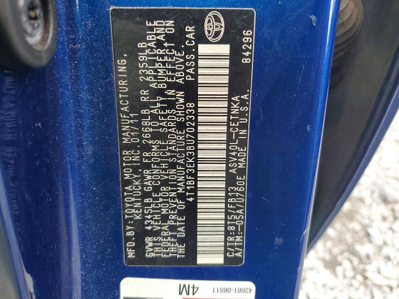 2011 Toyota Camry Base