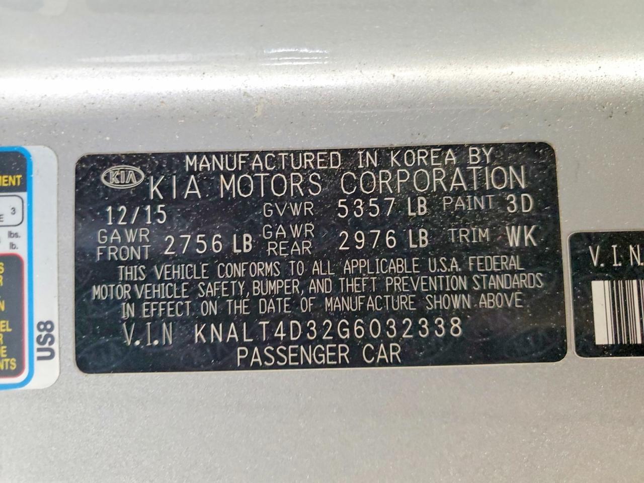 2016 KIA K900 Premium V6