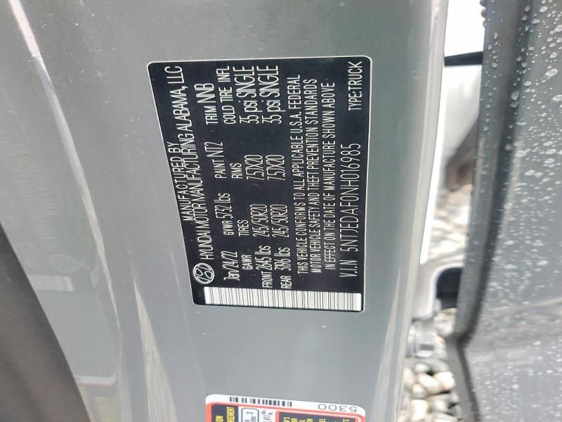 2022 Hyundai Santa Cruz Limited