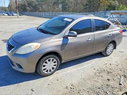 2012 Nissan Versa en venta en Savannah, GA