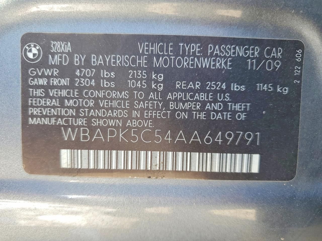 2010 BMW 328 xi Sulev