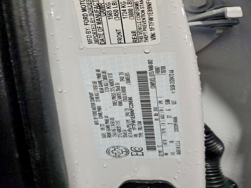 2022 Ford F150 Supercrew