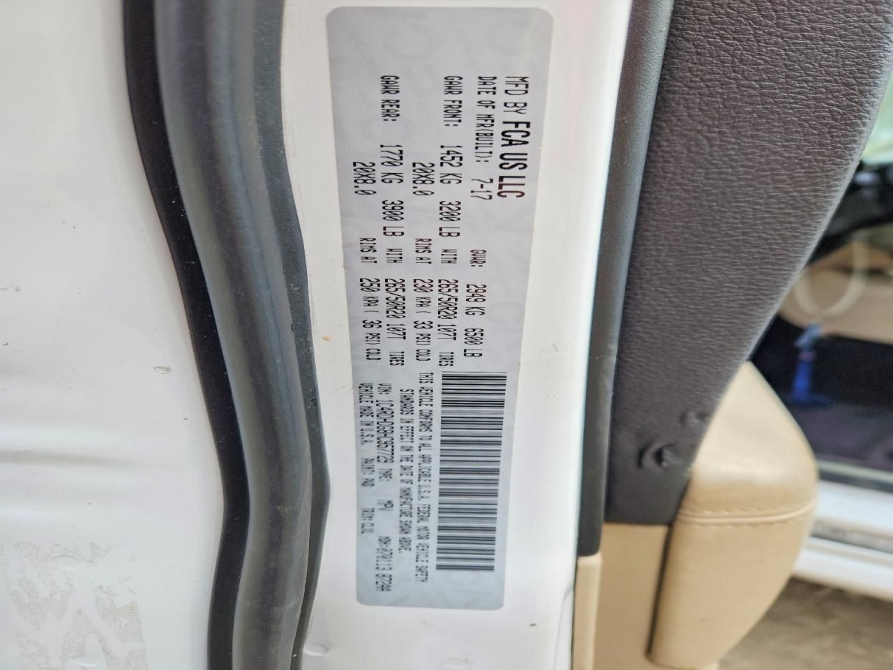 2017 Dodge Durango gt