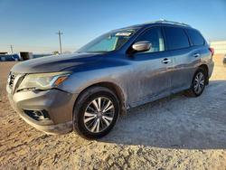 Niss Pathfinder salvage cars for sale: 2017 Niss Pathfinder sv