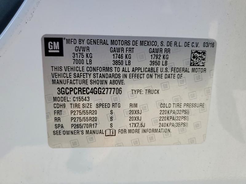 2016 Chevrolet Silverado C1500 lt