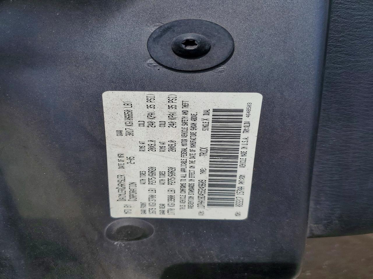 2005 Dodge Ram 1500 st