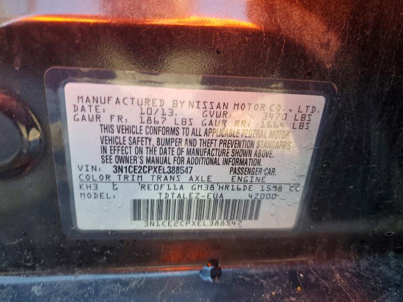 2014 Nissan Versa Note sv