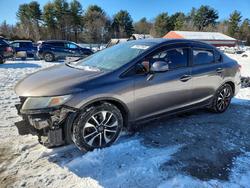 Honda Civic salvage cars for sale: 2013 Honda Civic ex