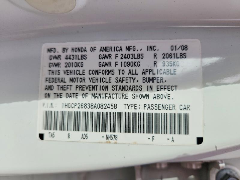 2008 Honda Accord exl