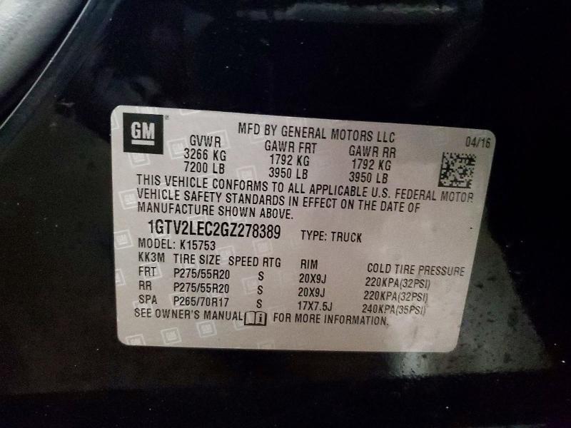 2016 GMC Sierra K1500