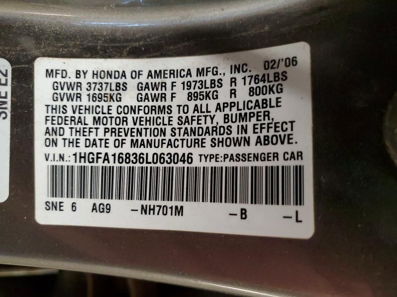 2006 Honda Civic ex
