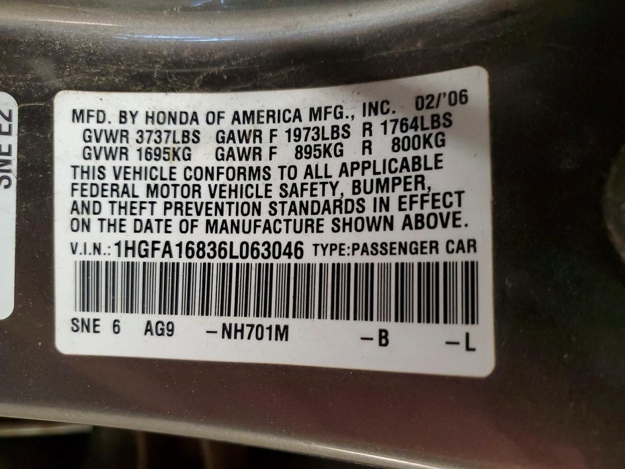2006 Honda Civic ex