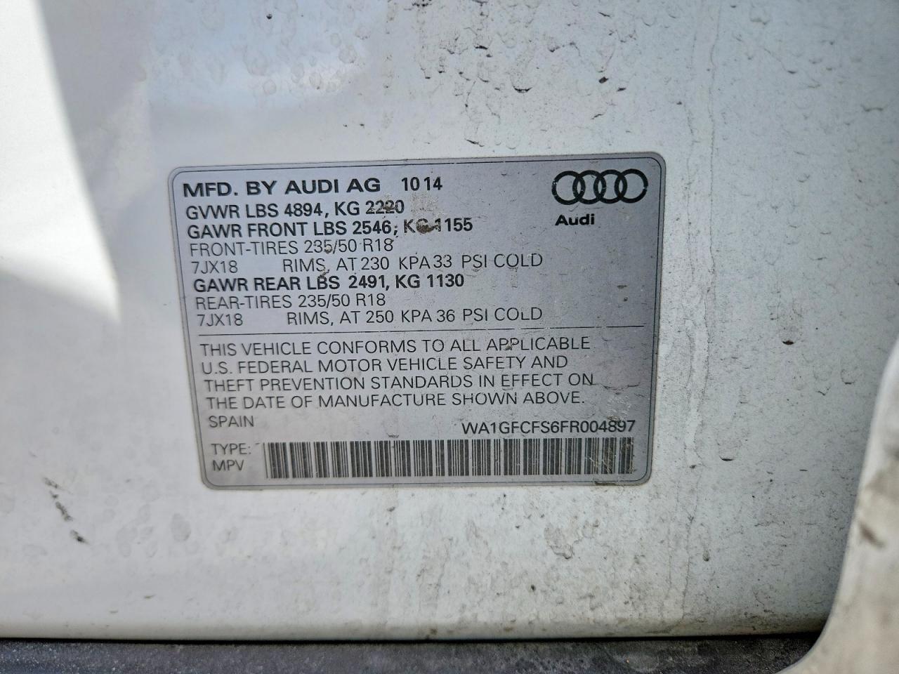 2015 Audi Q3 Prestige