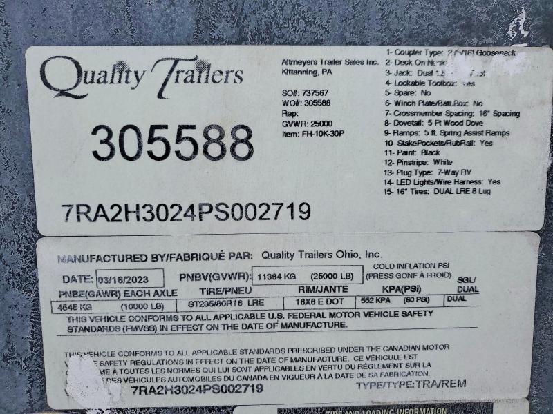 2023 Quality Equipment Trailer