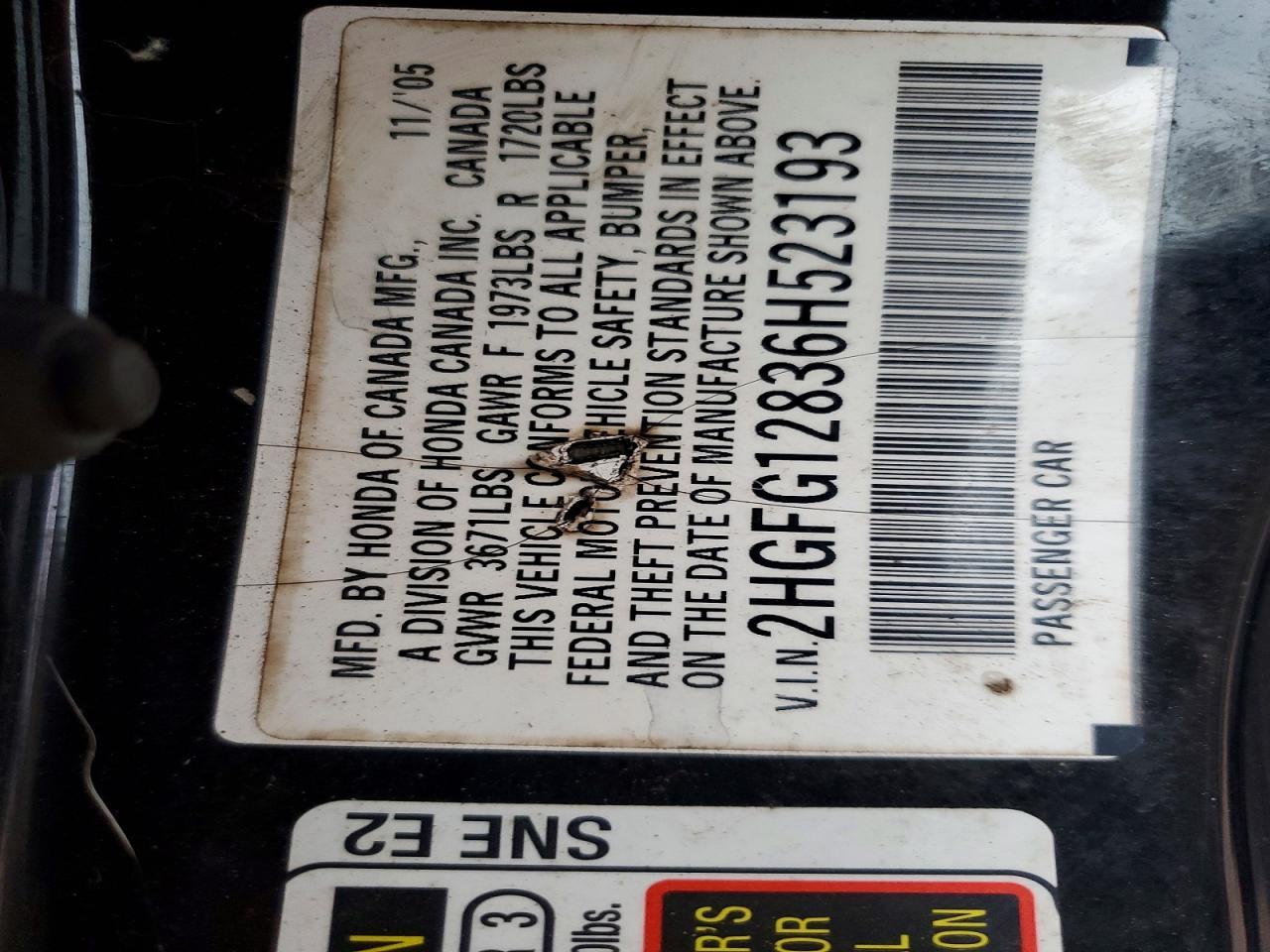 2006 Honda Civic ex