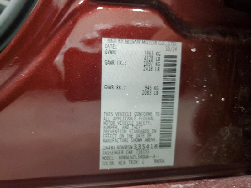 2025 Nissan Altima sv