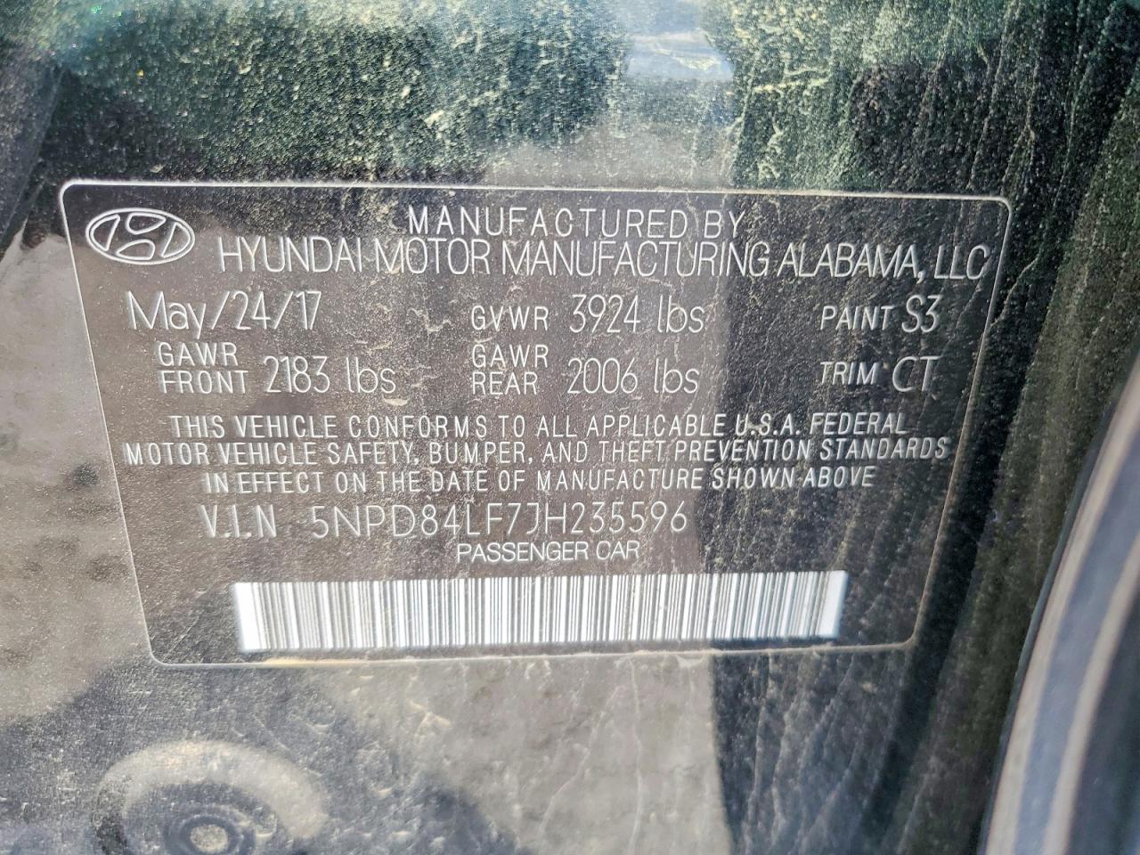 2018 Hyundai Elantra sel