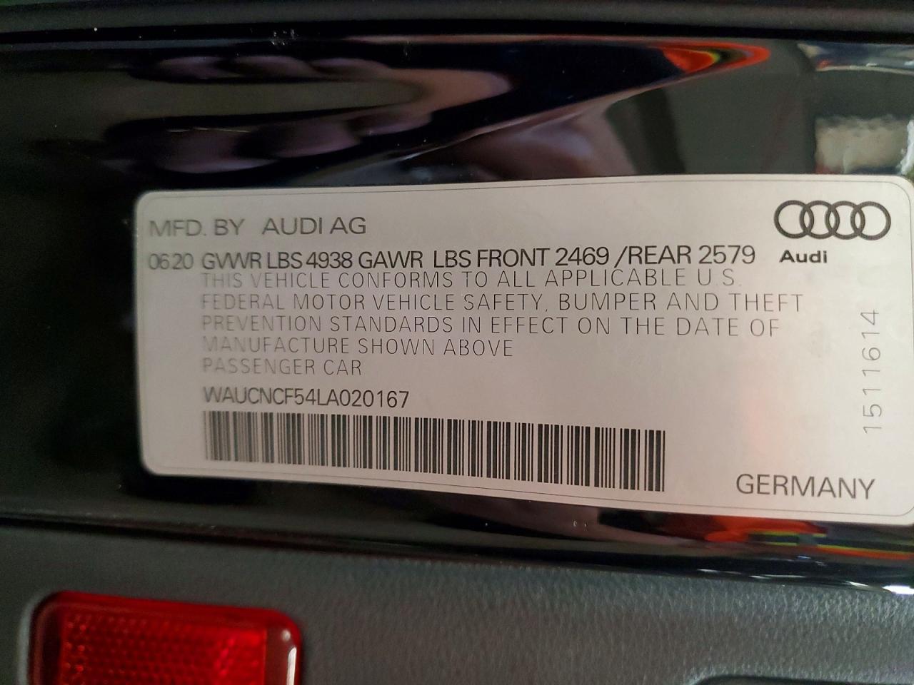 2020 Audi A5 Premium Plus