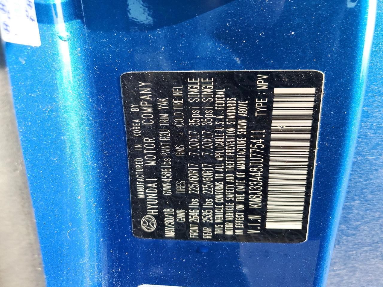 2018 Hyundai Tucson sel