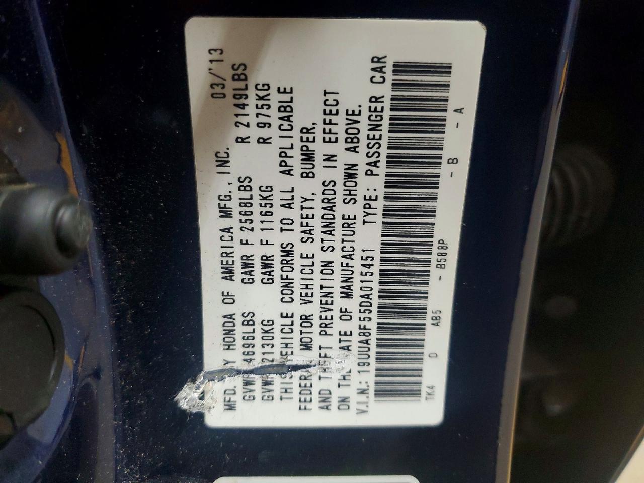2013 Acura Tl Tech