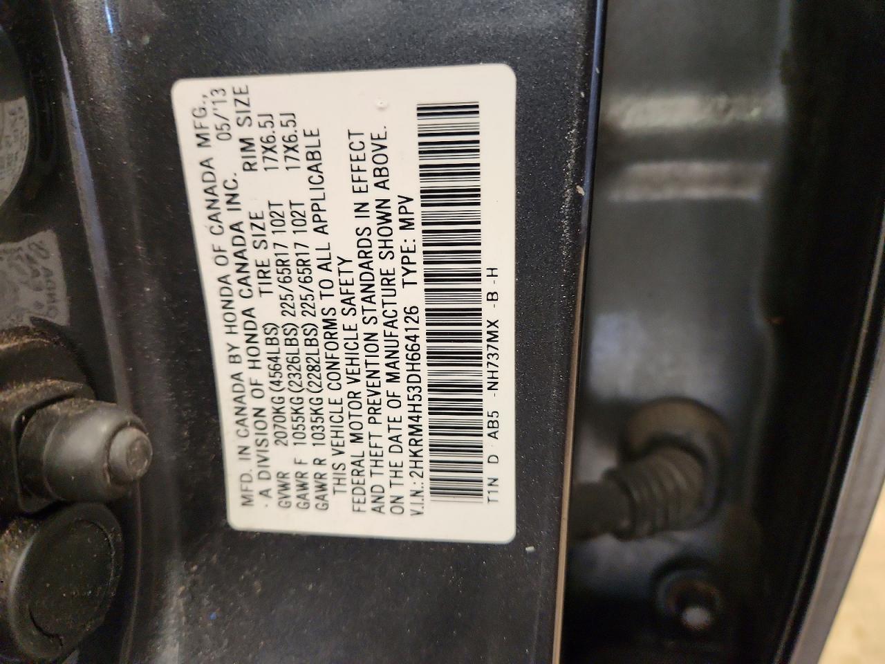 2013 Honda Cr-v ex