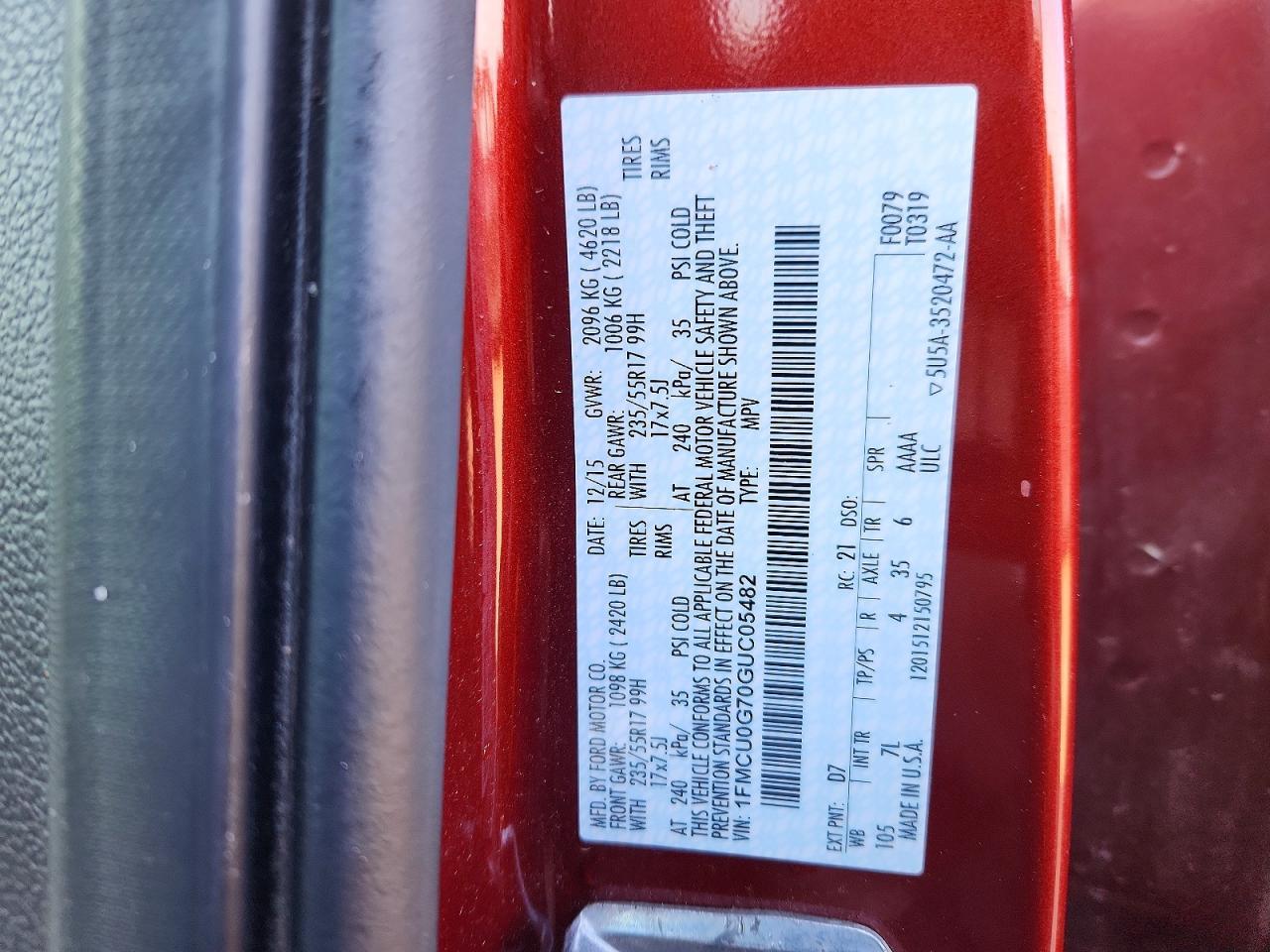 2016 Ford Escape se