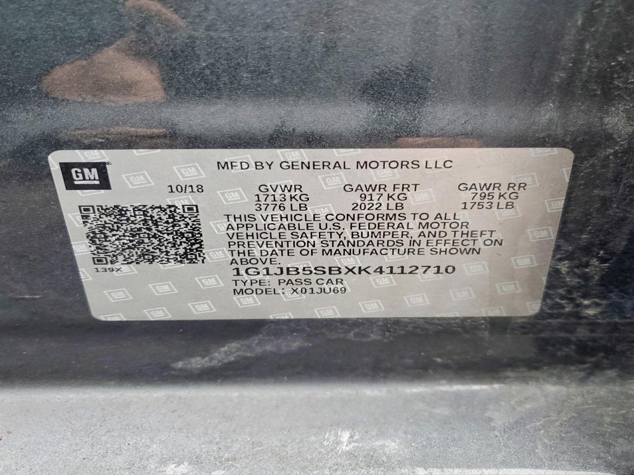 2019 Chevrolet Sonic ls