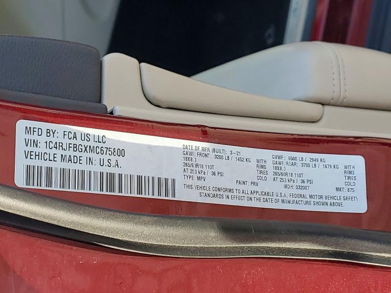 2021 Jeep Grand Cherokee Limited