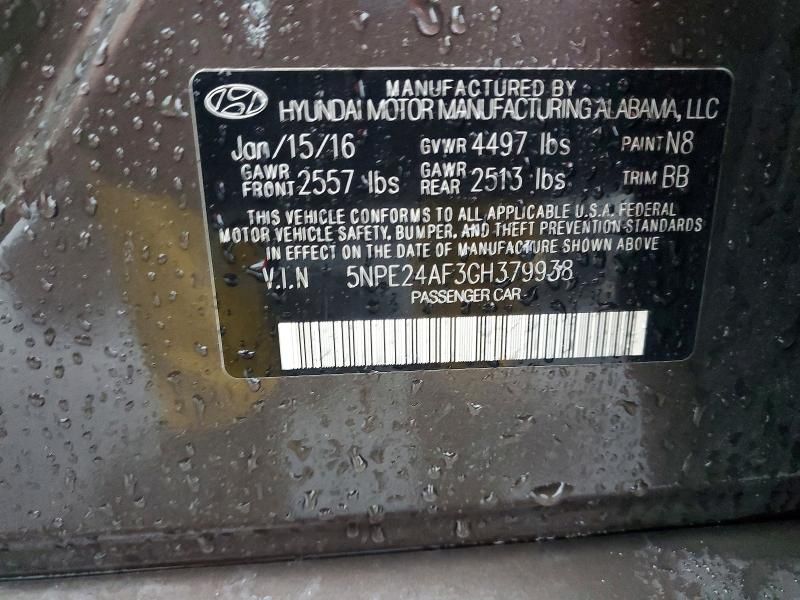 2016 Hyundai Sonata se