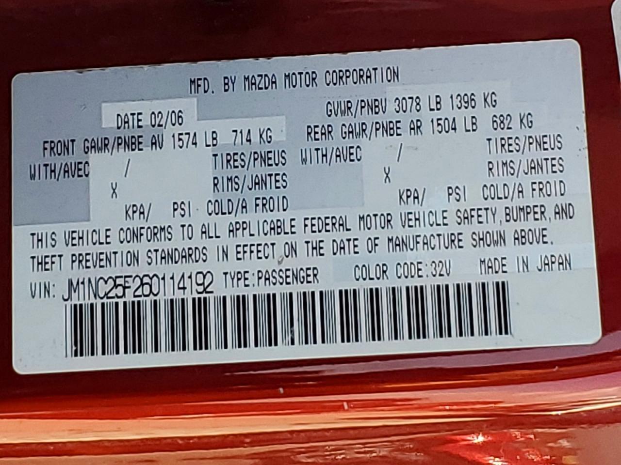 2006 Mazda Mx-5 Miata