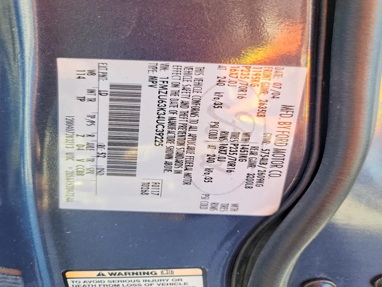 2004 Ford Explorer xlt