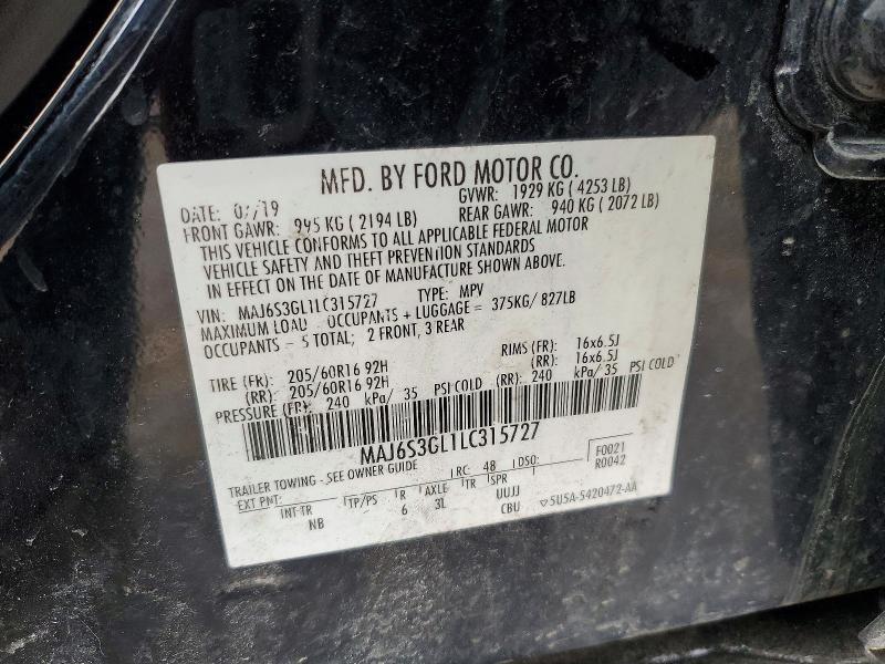 2020 Ford Ecosport se