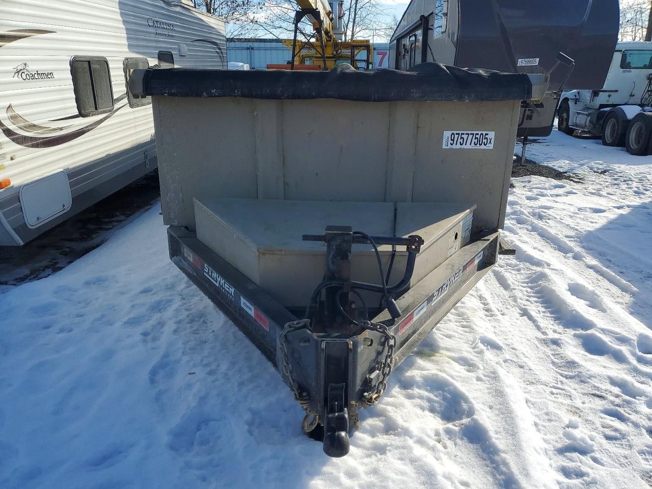 2024 Ascend BPDT16-14 3FT Sides Dump Trailer