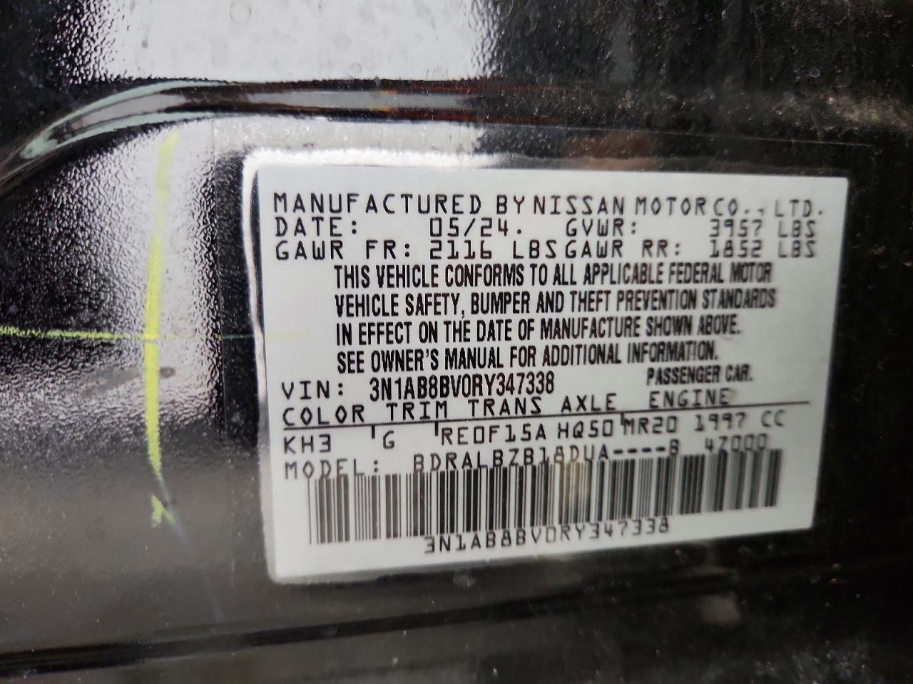 2024 Nissan Sentra s