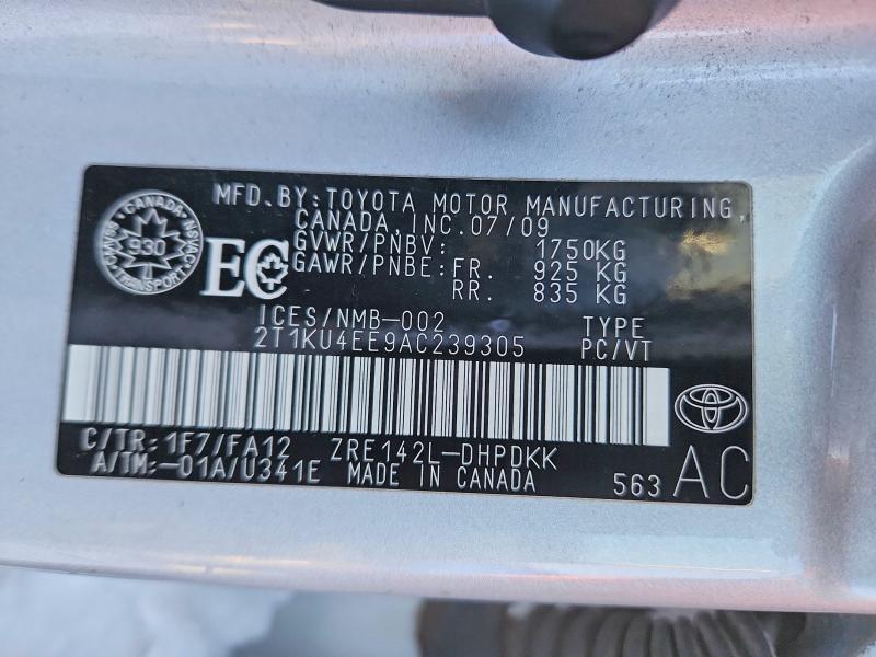 2010 Toyota Corolla Matrix