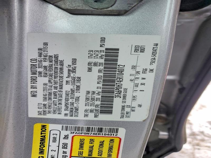 2014 Ford Fusion se