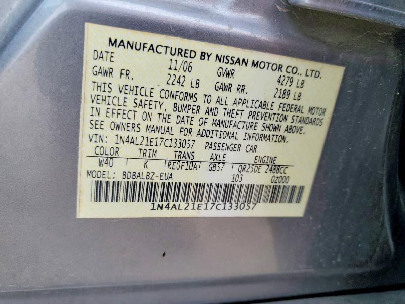 2007 Nissan Altima 2.5
