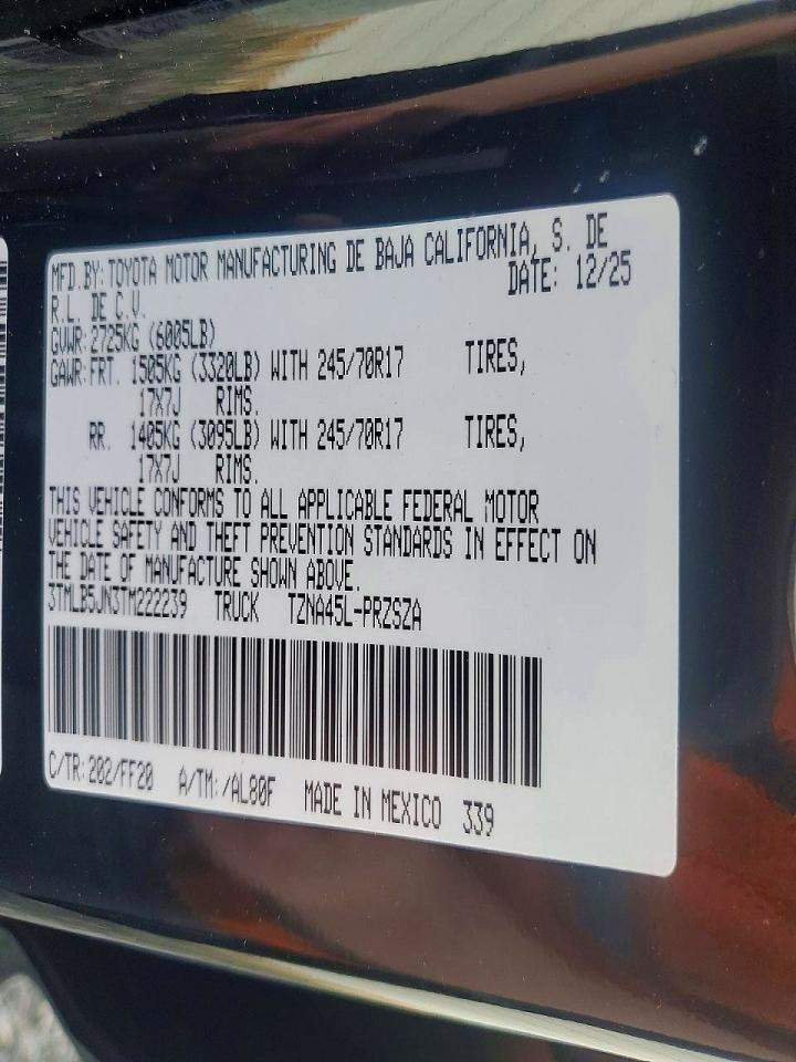 2026 Toyota Tacoma SR5