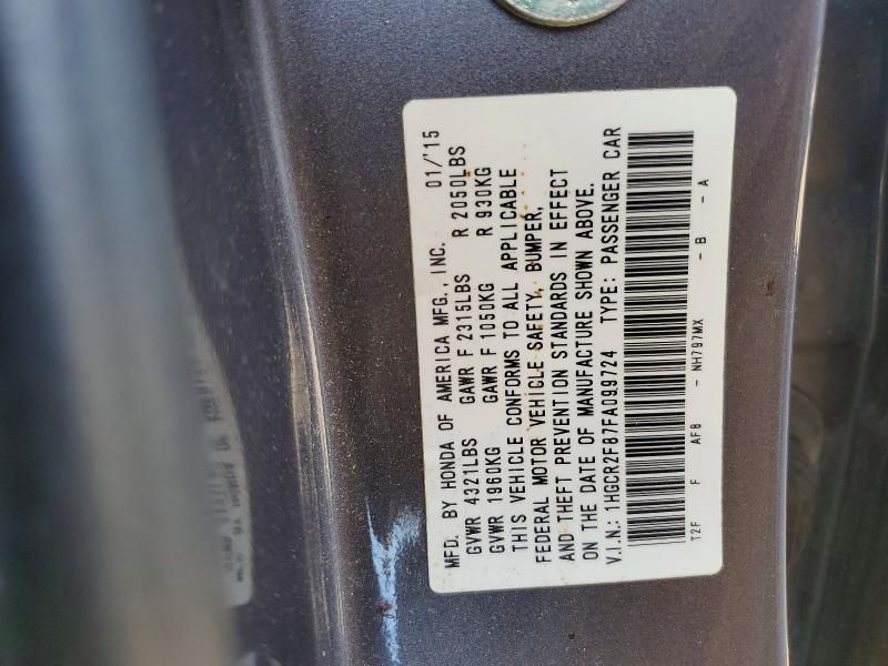 2015 Honda Accord exl