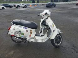 Salvage motorcycles for sale at Portland, OR auction: 2009 Vespa GTS 250