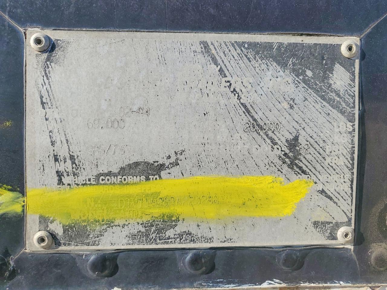 1994 Dorsey DRY Van Trailer