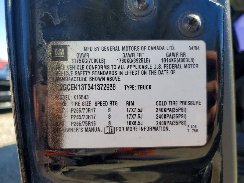 2004 Chevrolet Silverado K1500