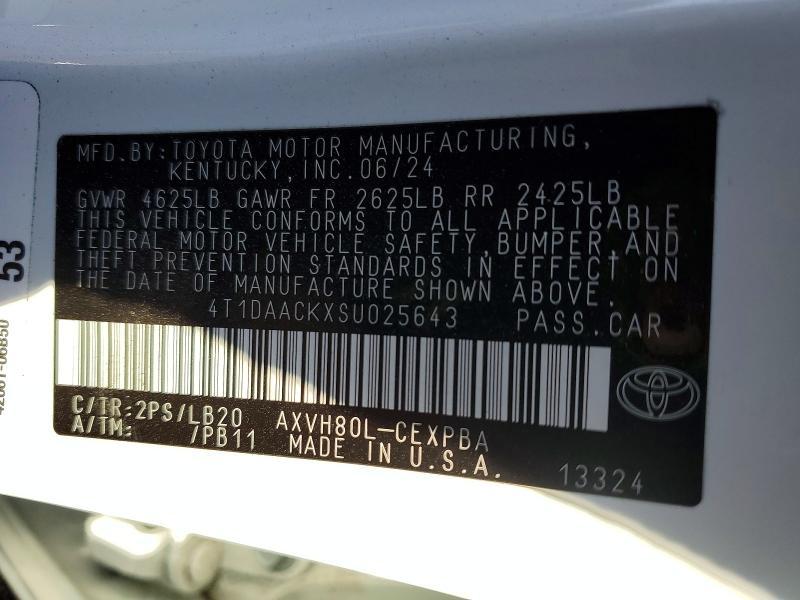 2025 Toyota Camry xse