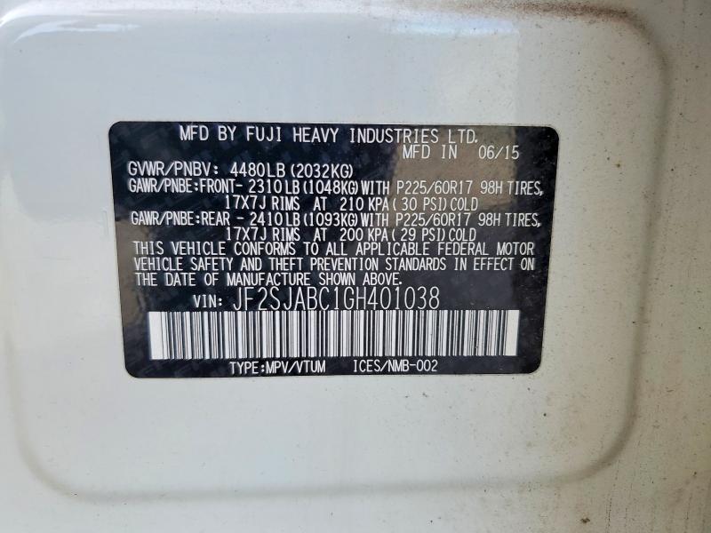 2016 Subaru Forester 2.5i