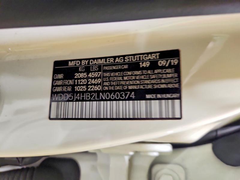 2020 Mercedes-Benz Cla 250 4matic