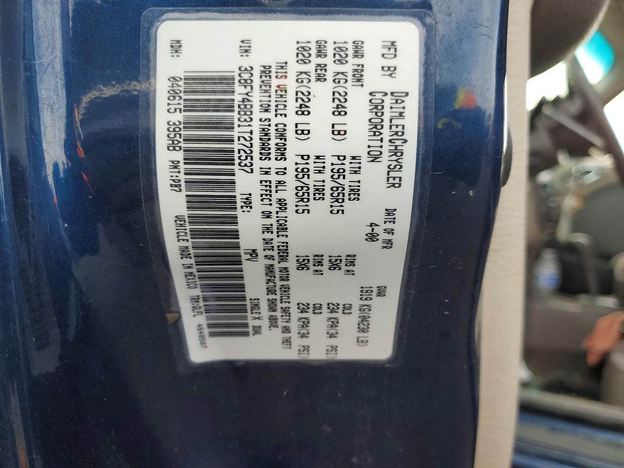 2001 Chrysler Pt Cruiser