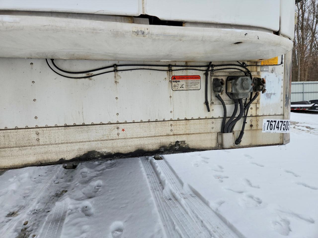 2015 12' Sled Bed Trailer-DRY Van Trailer